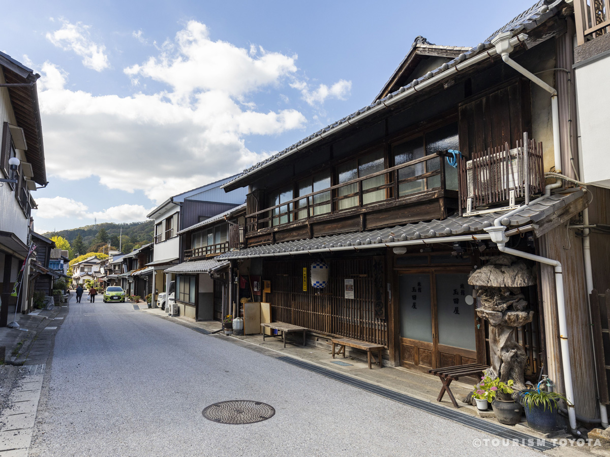 足助の町並み