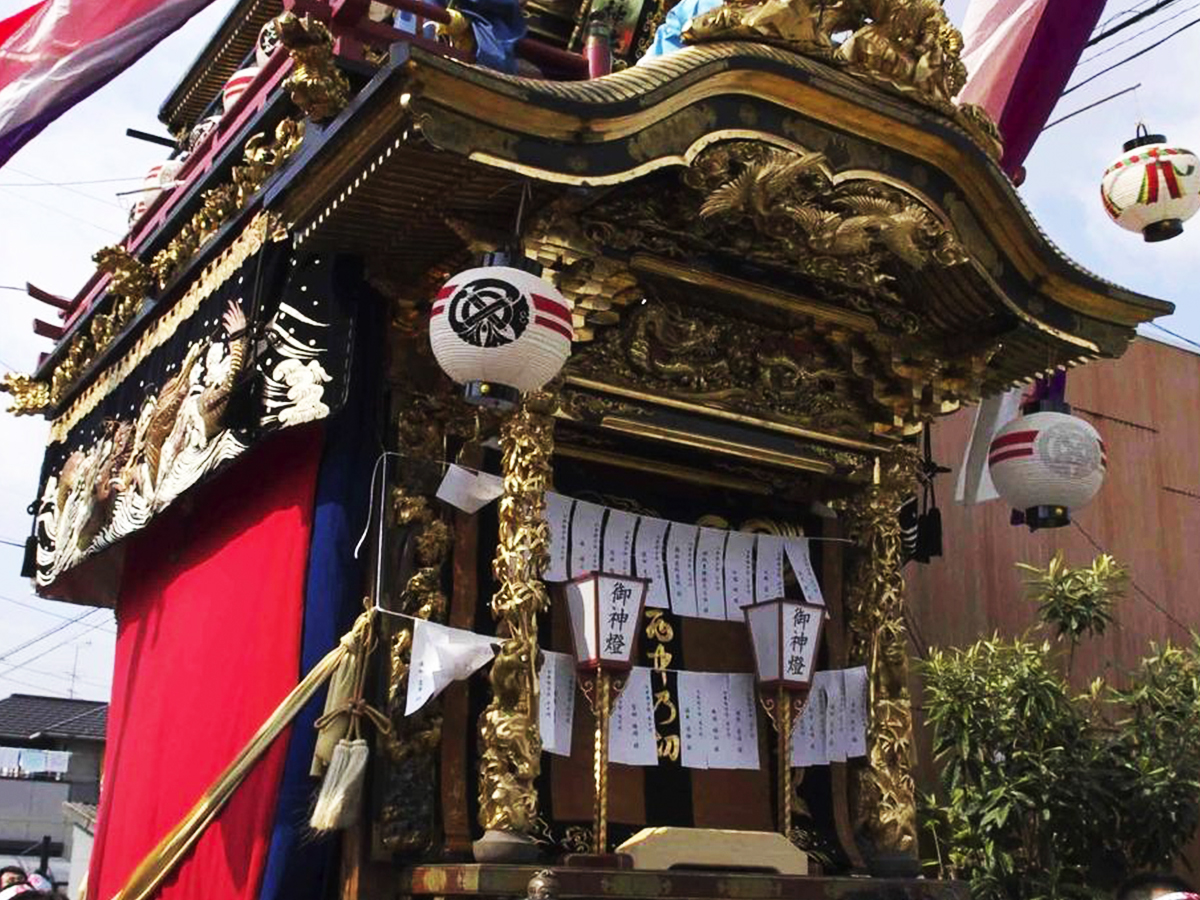 祭礼山車（矢作神社秋の大祭）