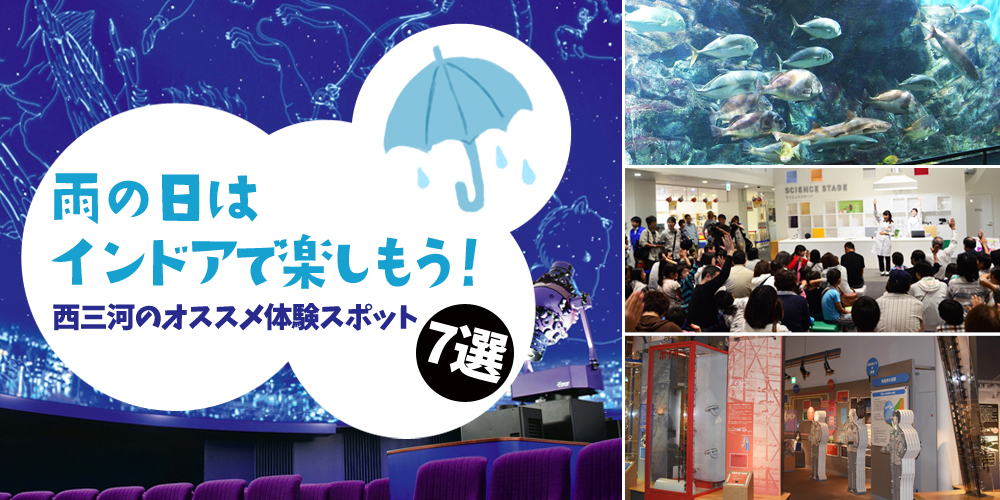 暑い夏は屋内で楽しもう！西三河のオススメ体験スポット5選