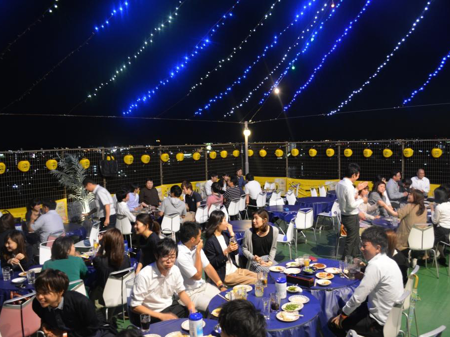 岡崎ニューグランドホテル屋上ビアガーデン