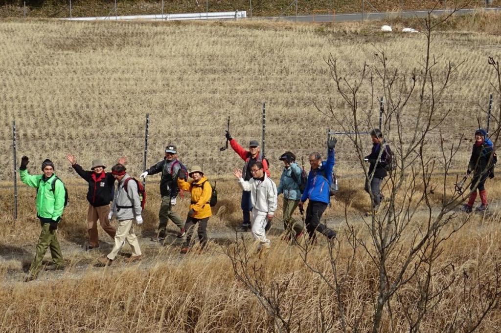 冬の喜桜山トレッキング