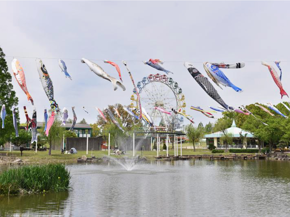 堀内公園のこいのぼり