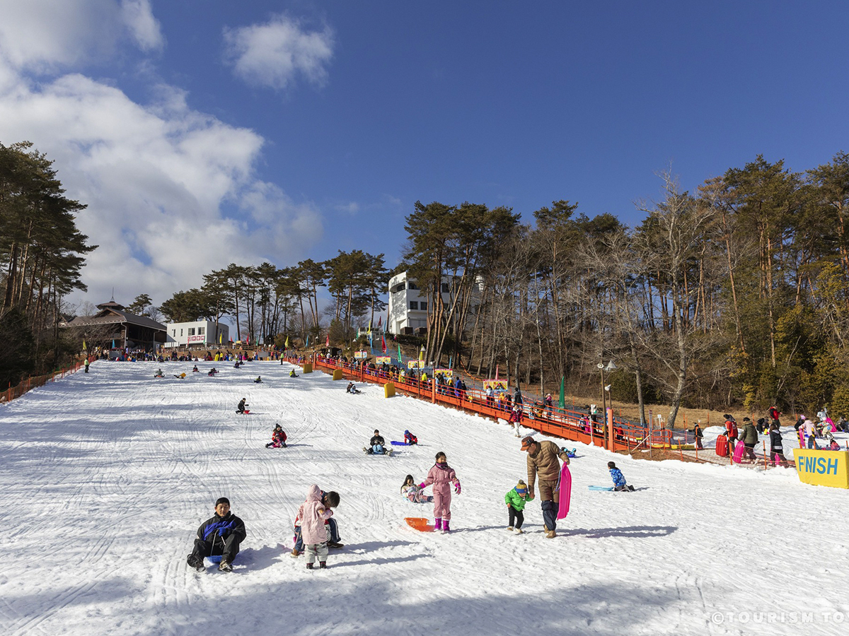 旭高原元気村　雪そりゲレンデ