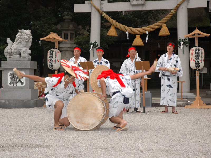 野田雨乞笠おどり